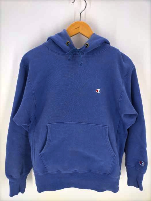 チャンピオン Champion 90S USA製 刺繍タグ REVERSE WEAVE 目刺繍 プルオーバーパーカー メンズ JPN：M