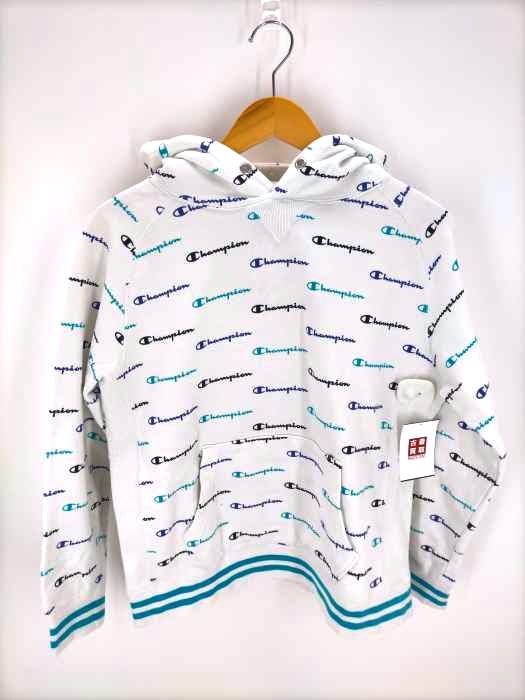 Champion(チャンピオン) スクリプトロゴプリントプルオーバーパーカー レディース JPN：M