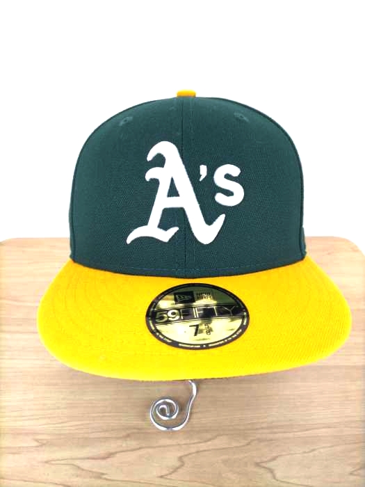 NEW ERA(ニューエラ) LP 59FIFTY MLBオンフィールド オークランド・アスレチックス ホーム メンズ 表記無 7 5/8
