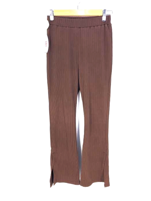 SLY(スライ) SIDE SLIT FLARE RIB PT レディース JPN：1