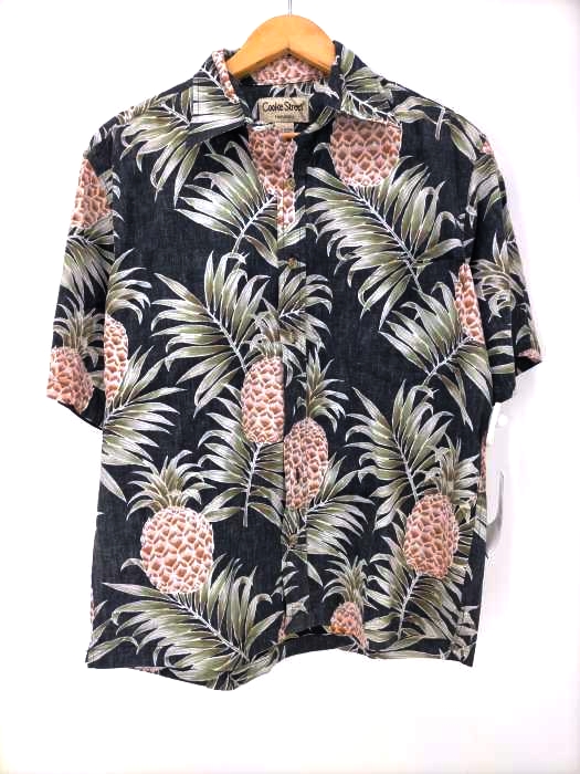 Cooke Street(クックストリート) アロハシャツ パイナップル リバースプリント メンズ import：XL