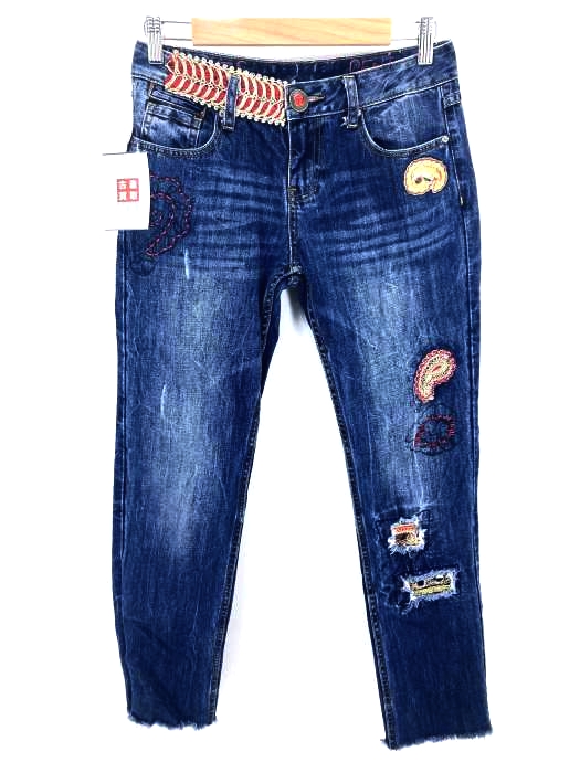 Desigual(デシグアル) Patches Jeans ジップフライ 5P デニムパンツ レディース 表記無