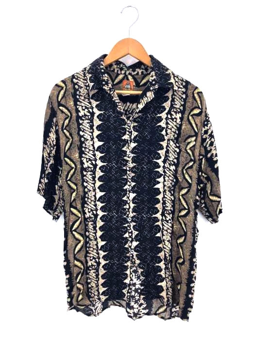 USED古着(ユーズドフルギ) PREVIEW USA製 レーヨン総柄シャツ メンズ import：S