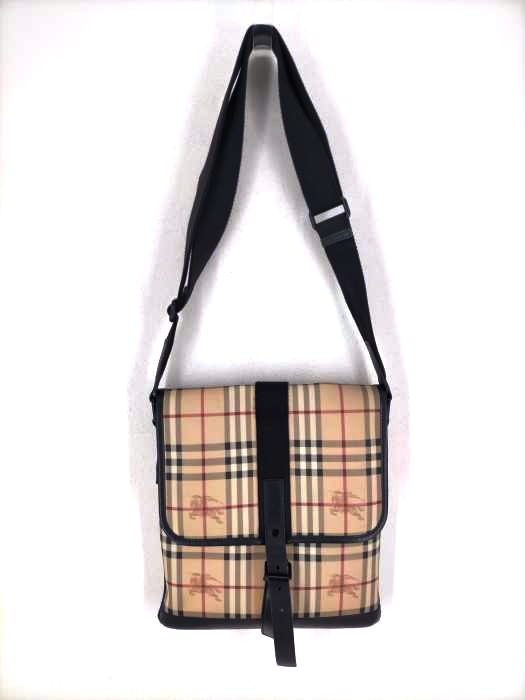 BURBERRY(バーバリー) MADE IN ITALY ホースノバチェック ショルダーバッグ  メンズ 表記無