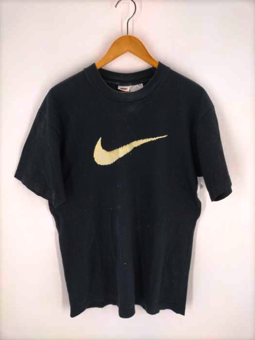 NIKE(ナイキ) 銀タグ スウォッシュロゴプリント Tシャツ メンズ JPN：L