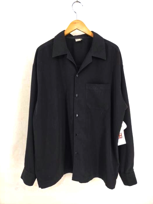 CALTOP(キャルトップ) USA製 ポリエステルオープンカラーシャツ メンズ JPN:L