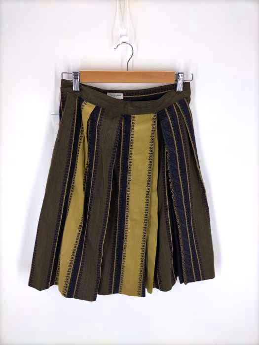 DRIES VAN NOTEN(ドリスヴァンノッテン) シルクウール チロリアンプリーツスカート レディース JPN：36