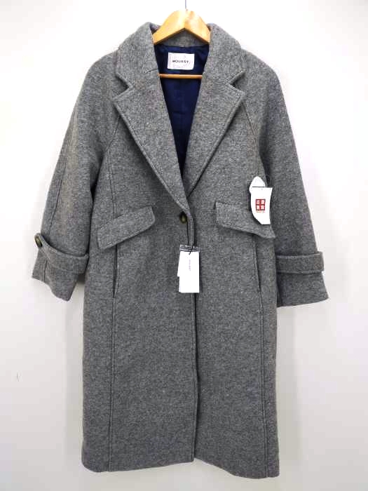 moussy(マウジー) SINGLE BREASTED WOOL COAT レディース  1