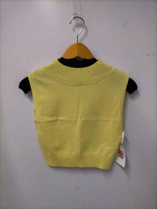 LeoryEBLOA(レオリーエブロア) シンプルショートニットTOP レディース  FREE