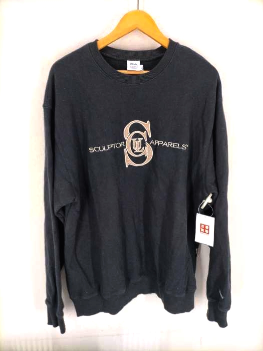 SCULPTOR(スカルプター) SATIN APPLIQUE SWEATSHIRT メンズ JPN：L