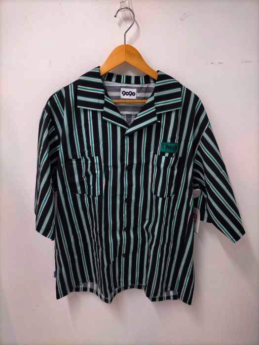 9090(ナインティナインティ) Multi-Stripe Big Shirts メンズ JPN：L