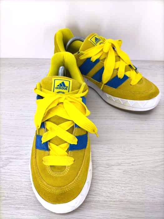 adidas(アディダス) ADIMATIC BRIGHT YELLOW/BLUE/CRYSTAL WHITE メンズ JPN：26.5