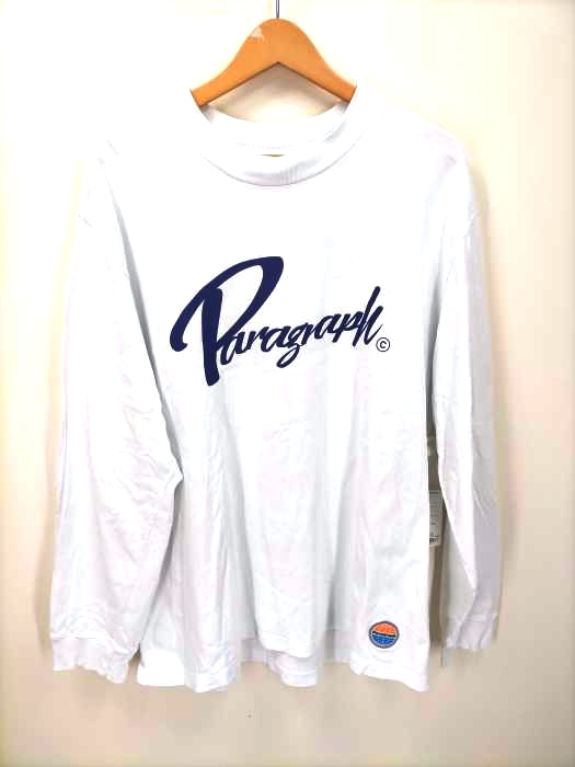 PARAGRAPH(パラグラフ) 21SS Logo L/S Tee バックパッチ メンズ 表記無