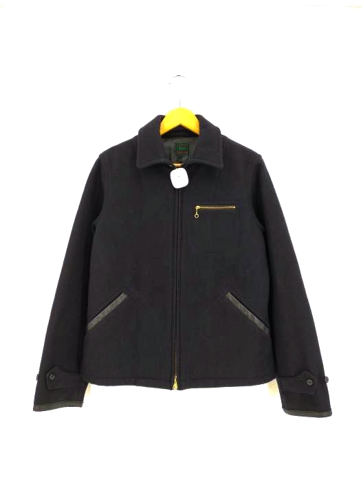 Lee(リー) 復刻 メルトンウールスポーツジャケット レザーパッチ メンズ  38