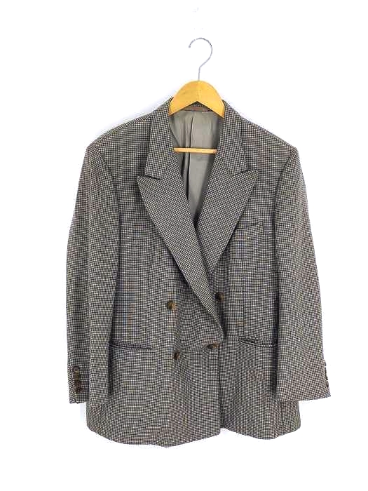 AQUASCUTUM(アクアスキュータム) ウール ダブルブレスト ジャケット ダブルジャケット メンズ  BE-4