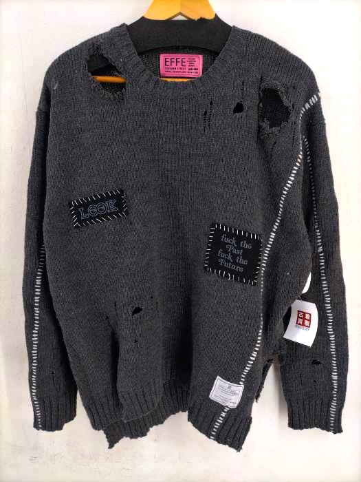 EFFE TONCHAN STREET(トンチャンストリート) ダメージ加工ニット メンズ 表記無