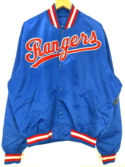 STARTER(スターター) Texas Rangers テキサスレンジャーズ スタジャン メンズ import：XL