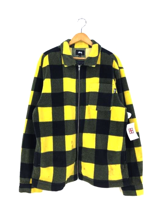 Stussy(ステューシー) Polar Fleece Zip Up Shirt フリースジップアップシャツ メンズ JPN：L