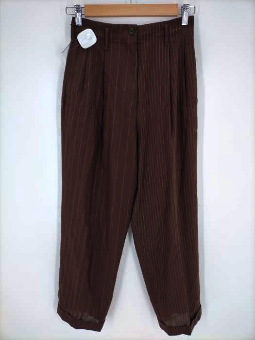ジャンポールゴルチエフェム Jean Paul GAULTIER FEMME OLD マルチストライプ柄 2タックスラックス レディース JPN：40