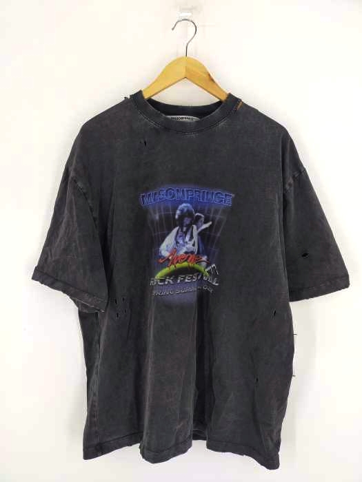 エムピー ストゥディオス M.P Studios MAISONPRINCE ヴィンテージ加工 MPオリジナルプリント バンドTシャツ メンズ JPN：S