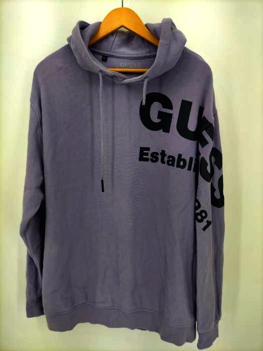 ゲス GUESS Big Logo Hooded Parka メンズ JPN：XL