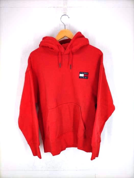 トミーヒルフィガー TOMMY HILFIGER コットンバッジフーディー メンズ JPN：M