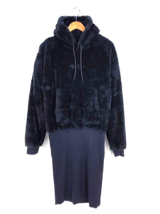 ルーカ RVCA SHERPA HOODIE DRESS ボアプルオーバーフーディーワンピース レディース JPN：XS