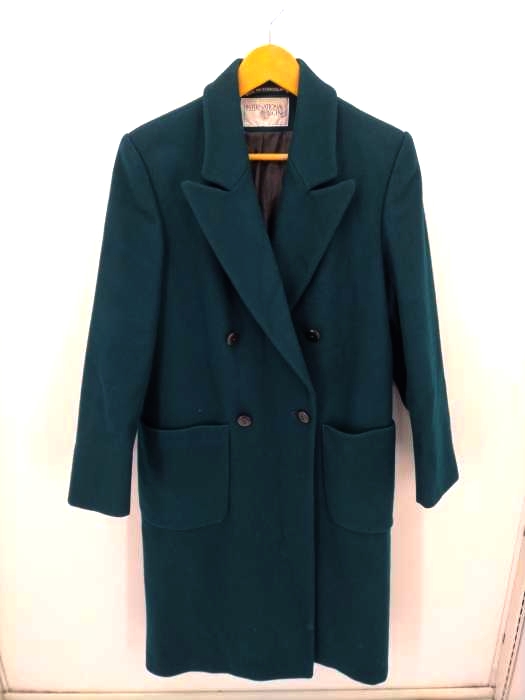 ユーズドフルギ USED古着 {{INTERNATIONAL SCENE}}  80S~90S MADE IN YUGOSLAVIA ピークドラペルダブルコート レディース 表記無