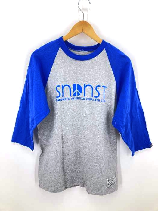 Sandinista(サンディニスタ) ラグランロングスリーブTシャツ プリント メンズ トップス Tシャツ・カットソー