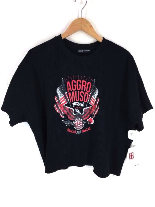 RODEO CROWNS(ロデオクラウンズ) イーグル ワッフル Tシャツ レディース FREE