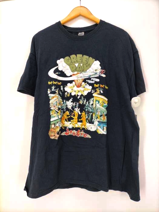 USED古着(ユーズドフルギ) GILDANボディ GREEN DAY バンドTシャツ メンズ import:XL