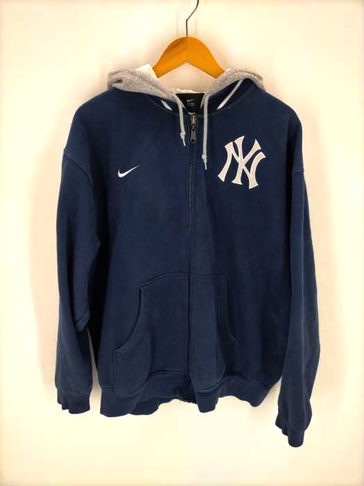 NIKE(ナイキ) 90S NY バック刺繍ジップアップパーカー メンズ JPN：L