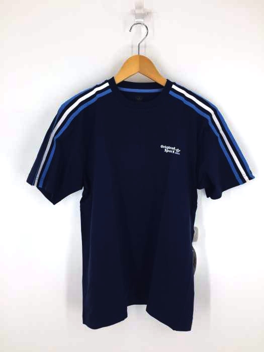 adidas Originals(アディダスオリジナルス) 3ストライプ ロゴ刺繍 ラグラン S/S TEE メンズ  O