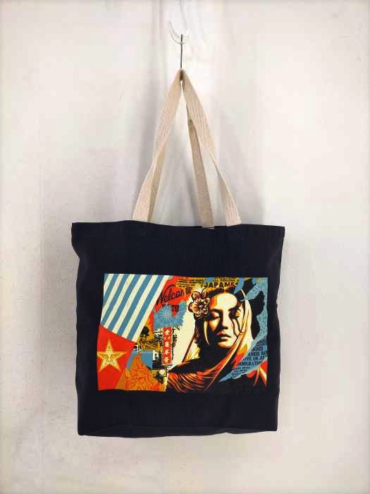 OBEY(オベイ) WELCOME VISITOR TOTE BAG メンズ ONE SIZE