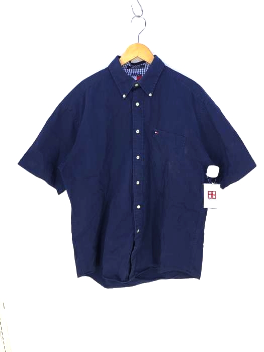TOMMY HILFIGER(トミーヒルフィガー) コットン 半袖BDシャツ メンズ JPN:L