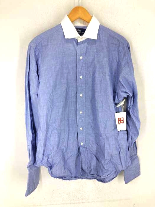 Polo by RALPH LAUREN(ポロバイラルフローレン) MADE IN USA ESTATE コットン ロングスリーブシャツ メンズ  15 1/2 34