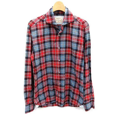ORIAN(オリアン) DENIM DIVISION シャツ チェック 長袖 イタリア製 メンズ  XS
