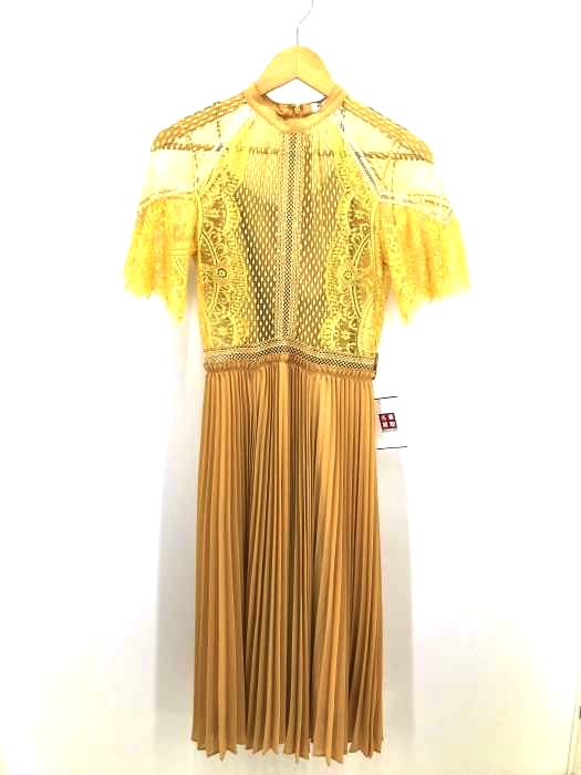 FRAY I.D(フレイアイディー) 18SS レースシフォンプリーツワンピース レディース JPN:0