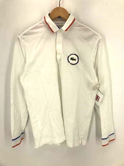 ラコステ LACOSTE ワッペン付き長袖ポロシャツ メンズ JPN：3