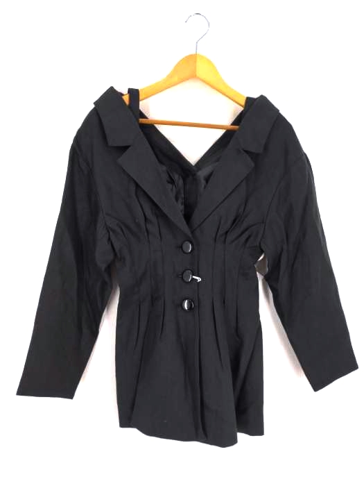 SLY(スライ) W V/N LINEN JK レディース  1