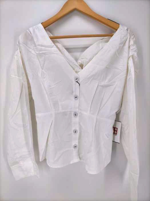 moussy(マウジー) BACK TWIST BLOUSE レディース  FREE