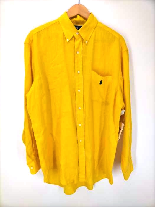 RALPH LAUREN(ラルフローレン) BLAIRE リネン L/S B.D シャツ メンズ import:M