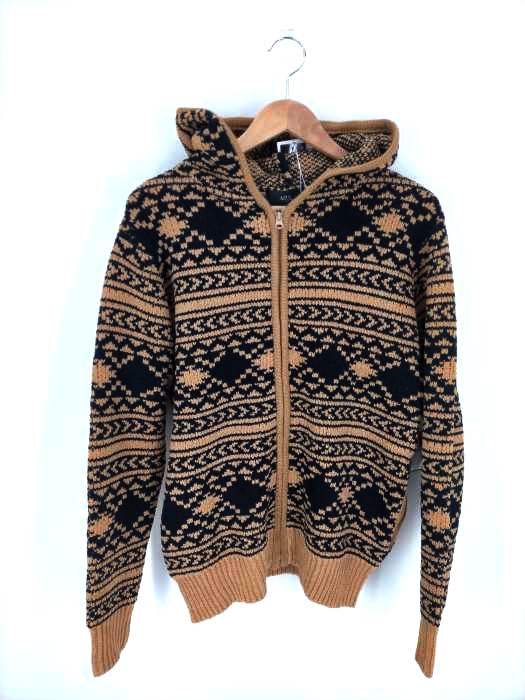 アズールバイマウジー AZUL by moussy CHIMAYO MOLE KNIT ZIP PARKA メンズ  M