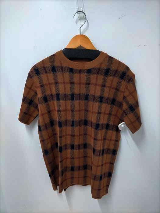 moussy(マウジー) CHECK KNIT TEE レディース  FREE
