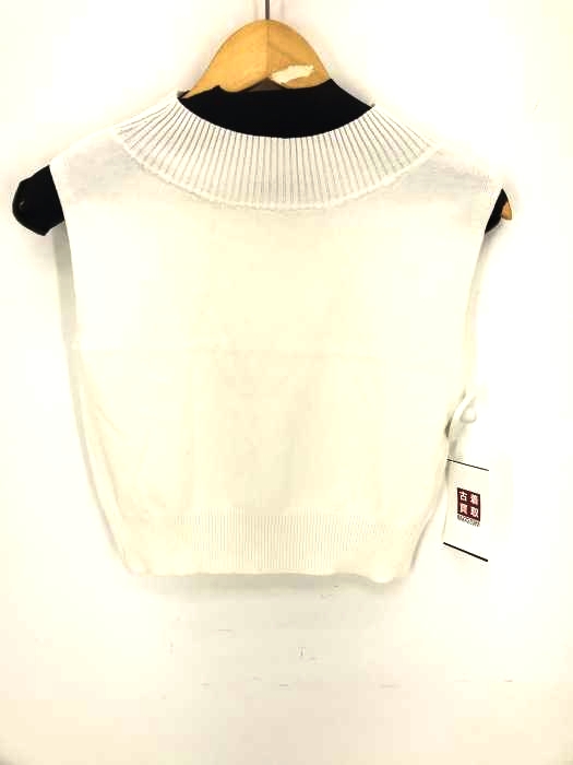 LeoryEBLOA(レオリーエブロア) シンプルショートニットTOP レディース  FREE