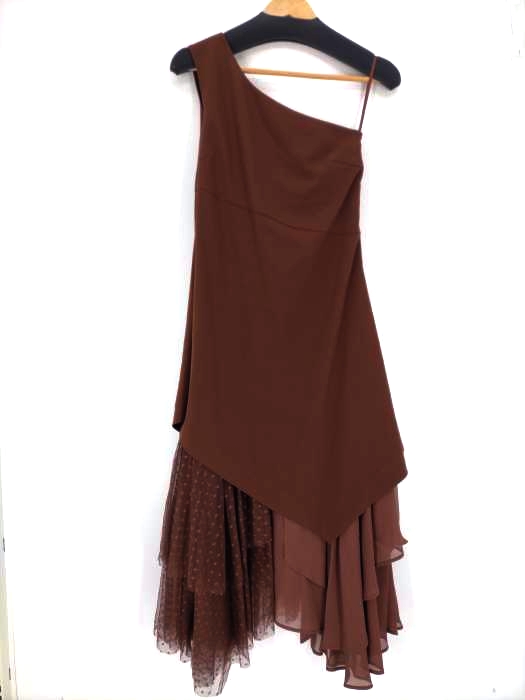 リエンダ rienda Volume Hem Asymmetry Dress レディース  M