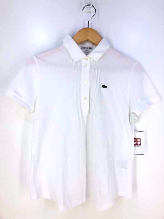 LACOSTE(ラコステ) 半袖ピンタックポロシャツ レディース 40