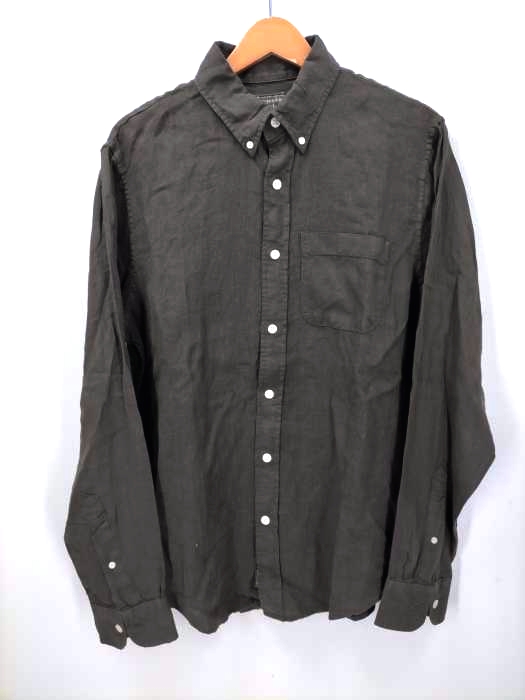 Abercrombie & Fitch(アバクロンビーアンドフィッチ) リネン100％ BDシャツ メンズ JPN：L