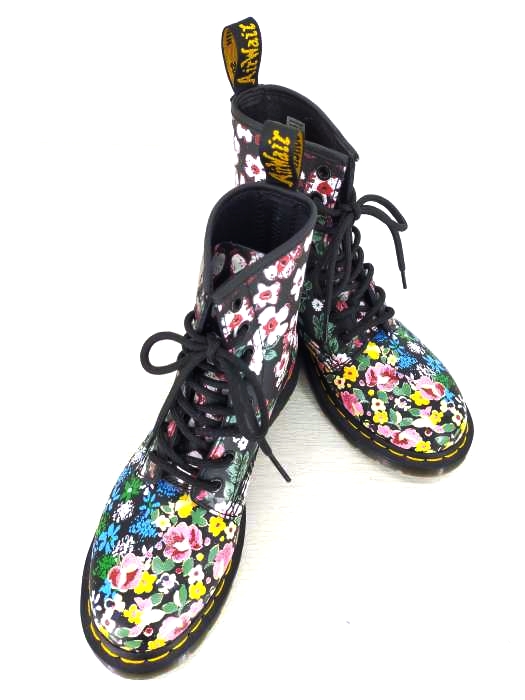 Dr.Martens(ドクターマーチン) 8ホールブーツ 1460 PASCAL FLORAL レディース UK：4