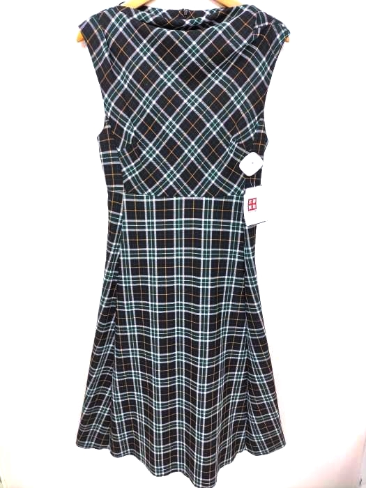 ザラ ZARA チェック柄 ノースリーブマキシワンピース レディース JPN：M